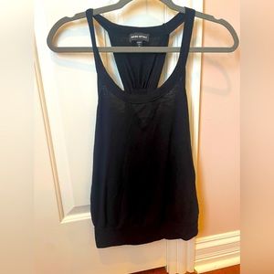 Bebe sport knit black layer tank xs